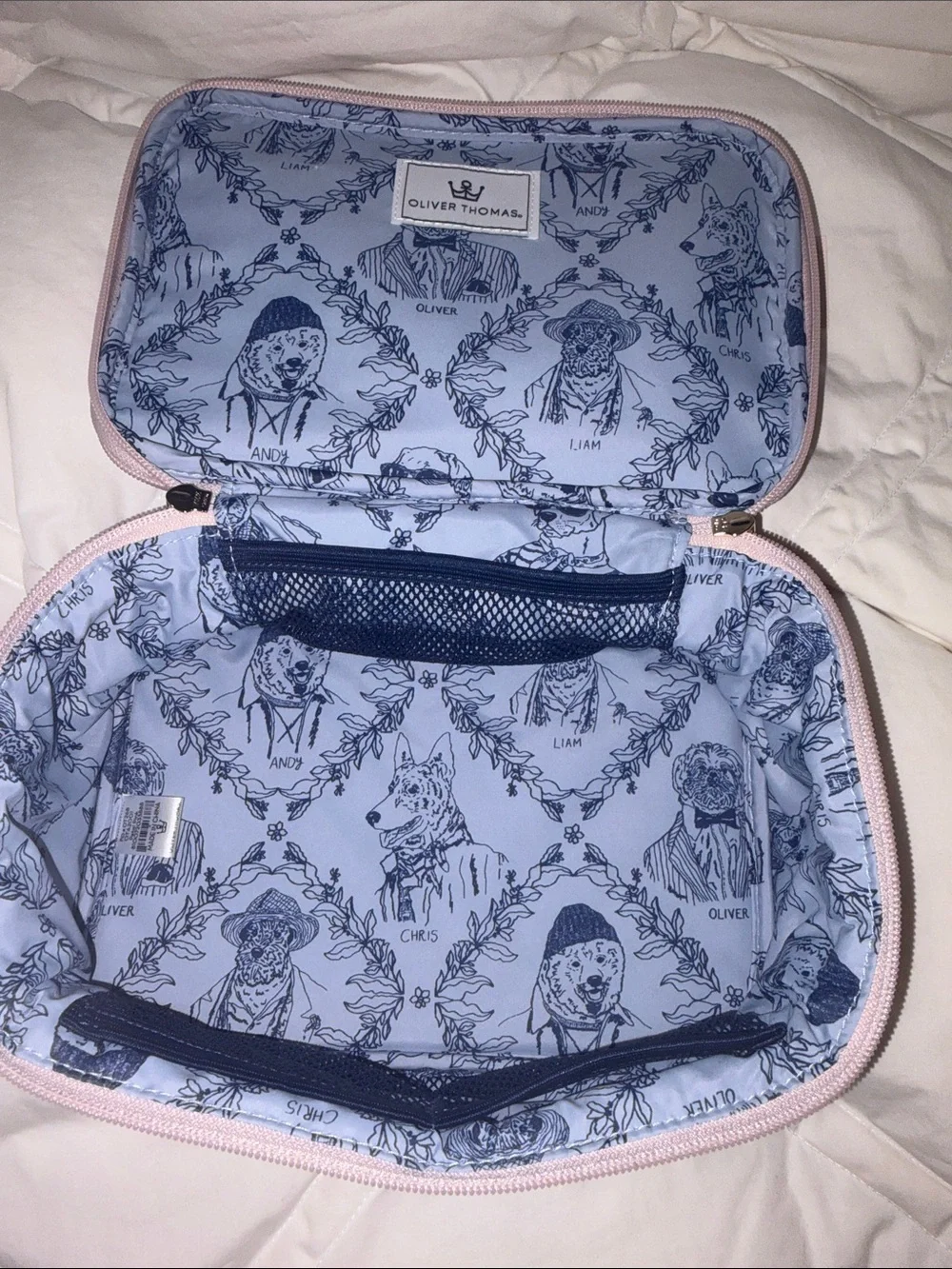 Nwt Oliver Thomas Not a train wreck  cosmetic case